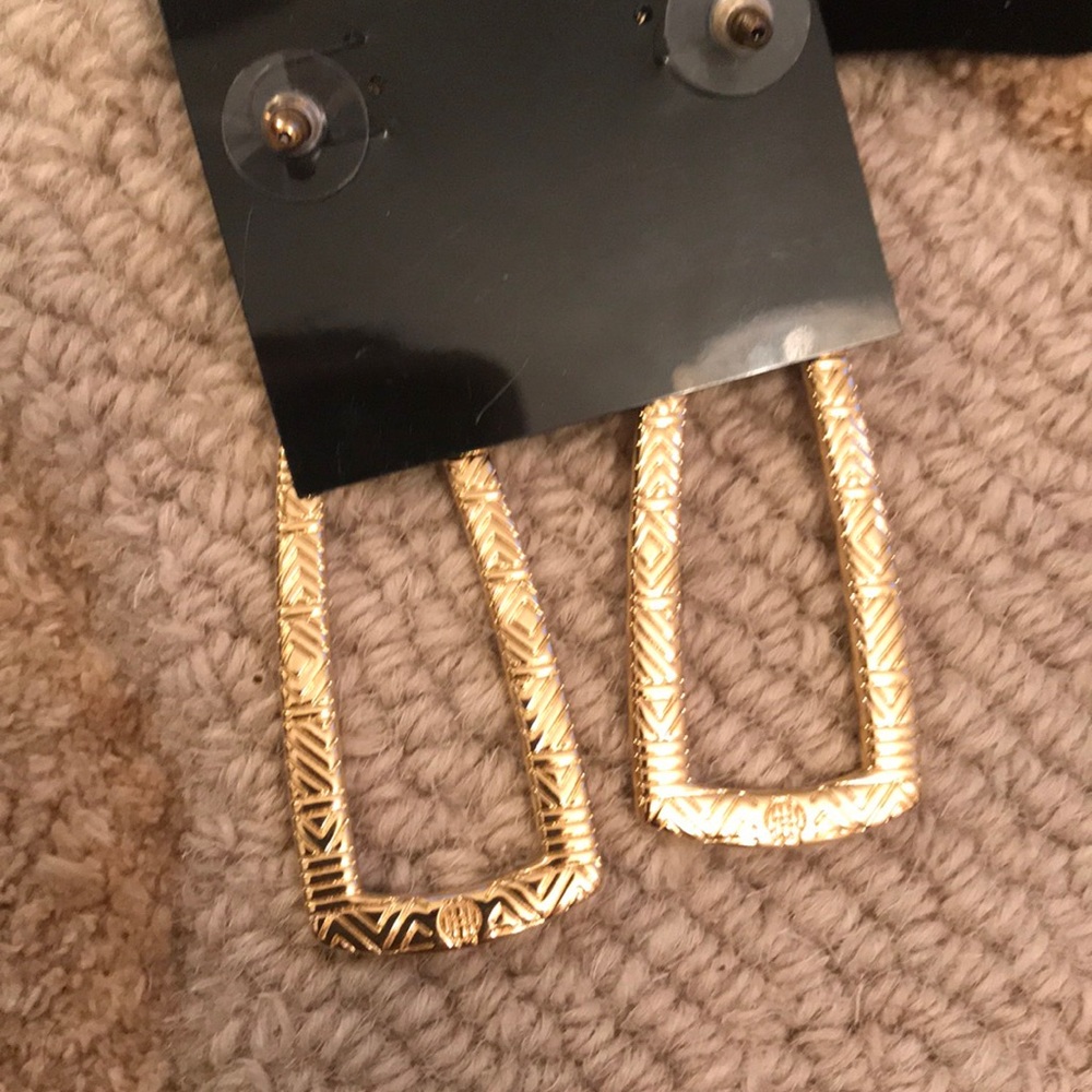 House of Harlow 1960 gold earrings New - Picture 3 of 6